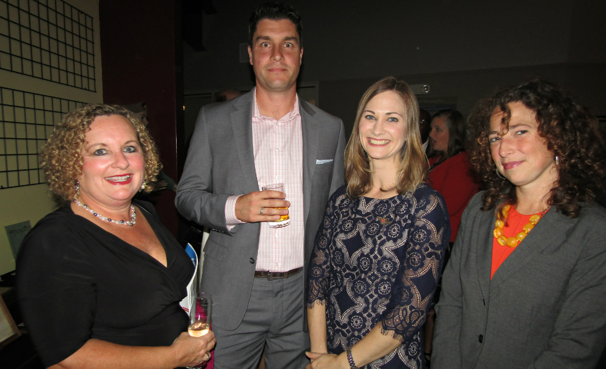 Jennifer Shumsky, Tom Haskins-Vaughan, Berkshire South's Director of Development & Communications Elissa Haskins-Vaughan, and Ananda Timpane Jennifer Shumsky, Tom Haskins-Vaughan, Berkshire South's Director of Development & Communications Elissa Haskins-Vaughan, and Ananda Timpane
