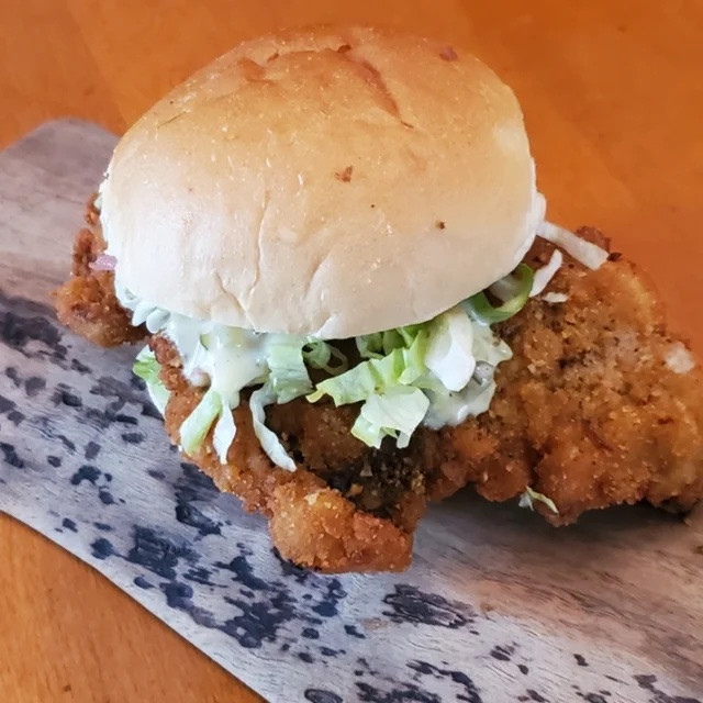 Fried chicken sandwich
