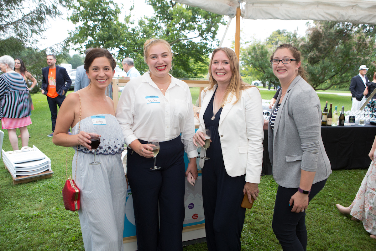 Hailey Wilson, Meg Cook, Allison Brigham, and Lindsay Bleau from Lee Bank