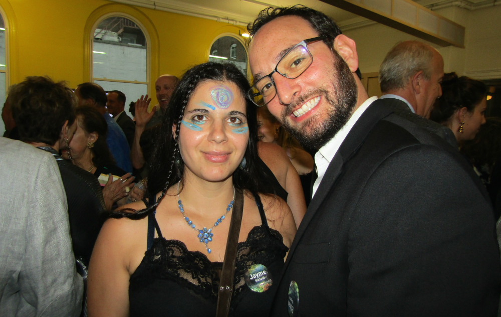 Jayme Kurland and board vice president Ethan Klepetar.