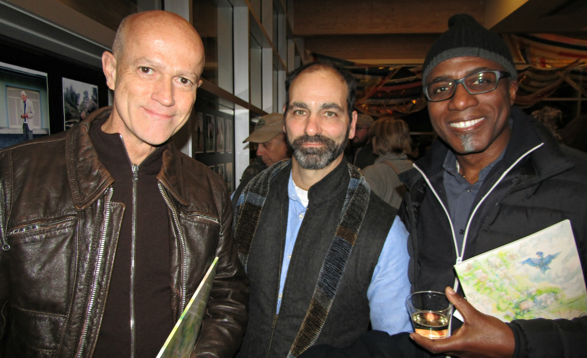 Carsten Otto, David DellGrottaglia&nbsp;and DeWayne Powell, whose photo is in the show
