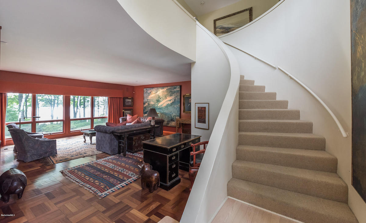 Staircase to second floor Staircase to second floor