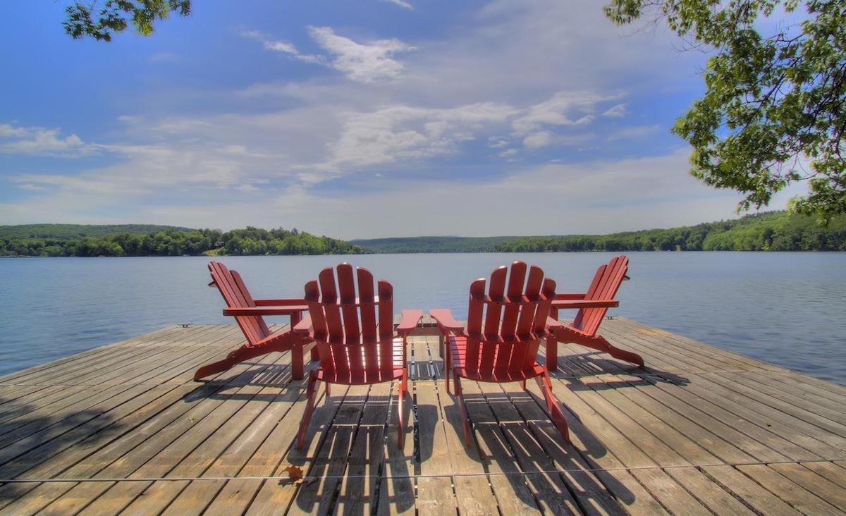 Dock on Copake Lake