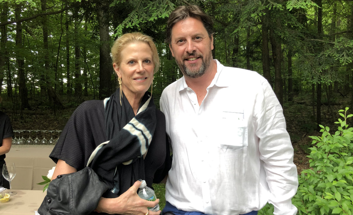 Design author and stylist Susanna Salk&nbsp;and Pels Matthews of The Matthews Group