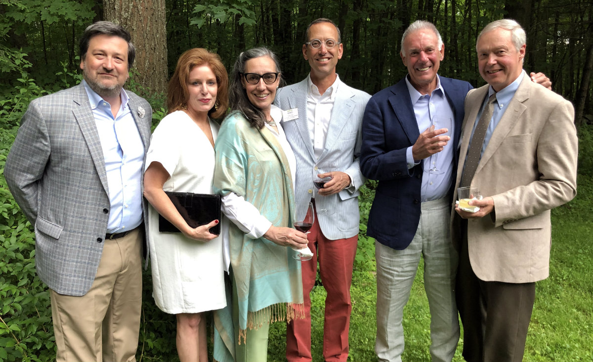 Ron Swanson, Shelley Mosby, Susan Aziz, Greenwoods trustee Peter Aziz, trustee Dick Sears and Tony Daloisio.