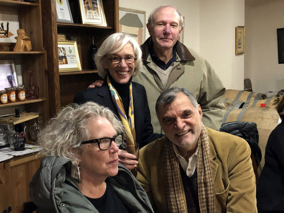 Robin Murray, George Zeno, Sara McWilliams and Barry McWilliams