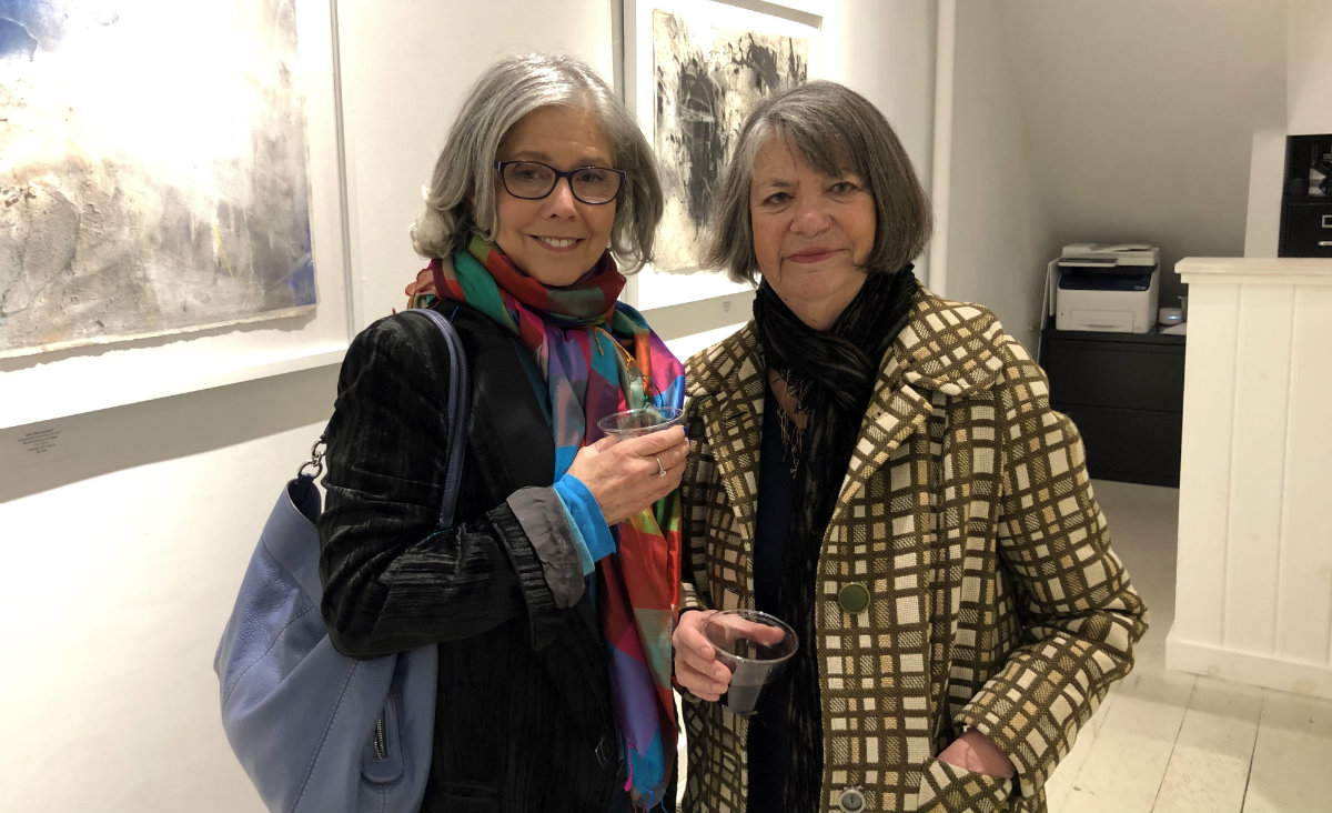 Painters&nbsp;Jeanette Fintz and Melanie Mintz