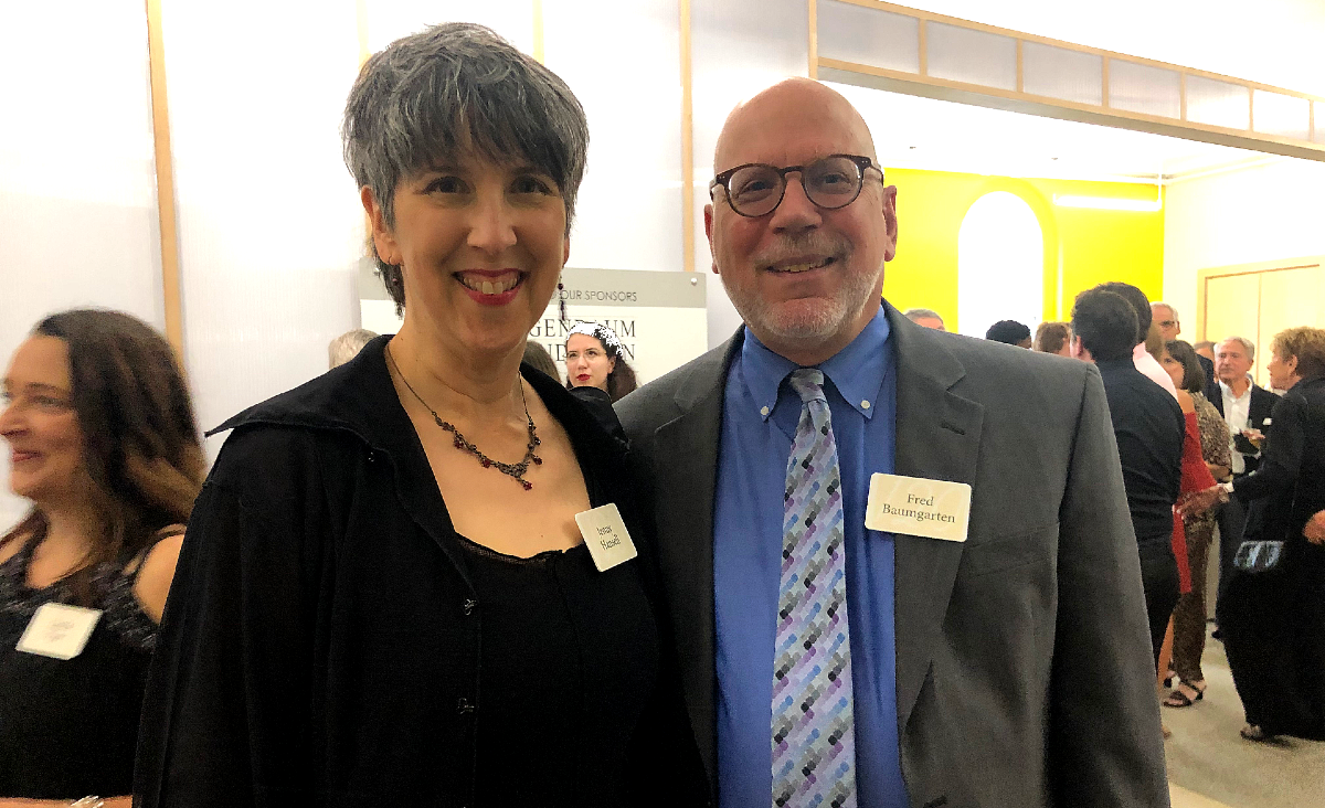 Jenny Hansell, executive director of the Berkshire Natural Resources Council, and Fred Baumgarten