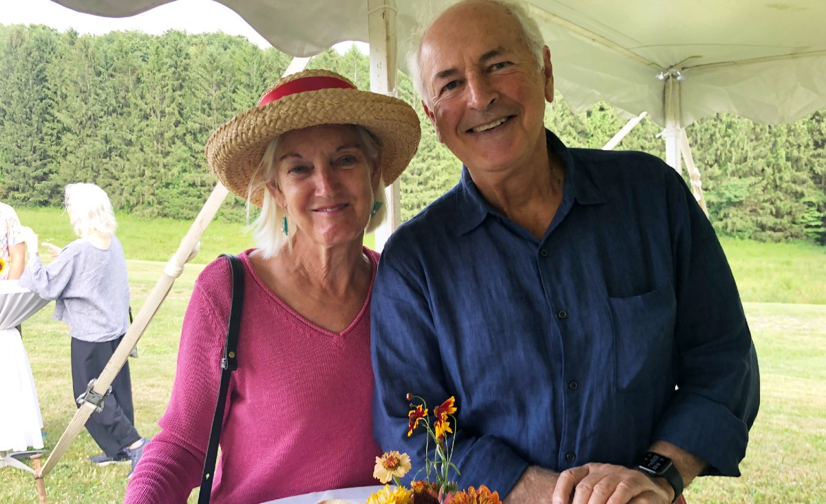 Susan and Pavel Hillel, who have a home in Ancram