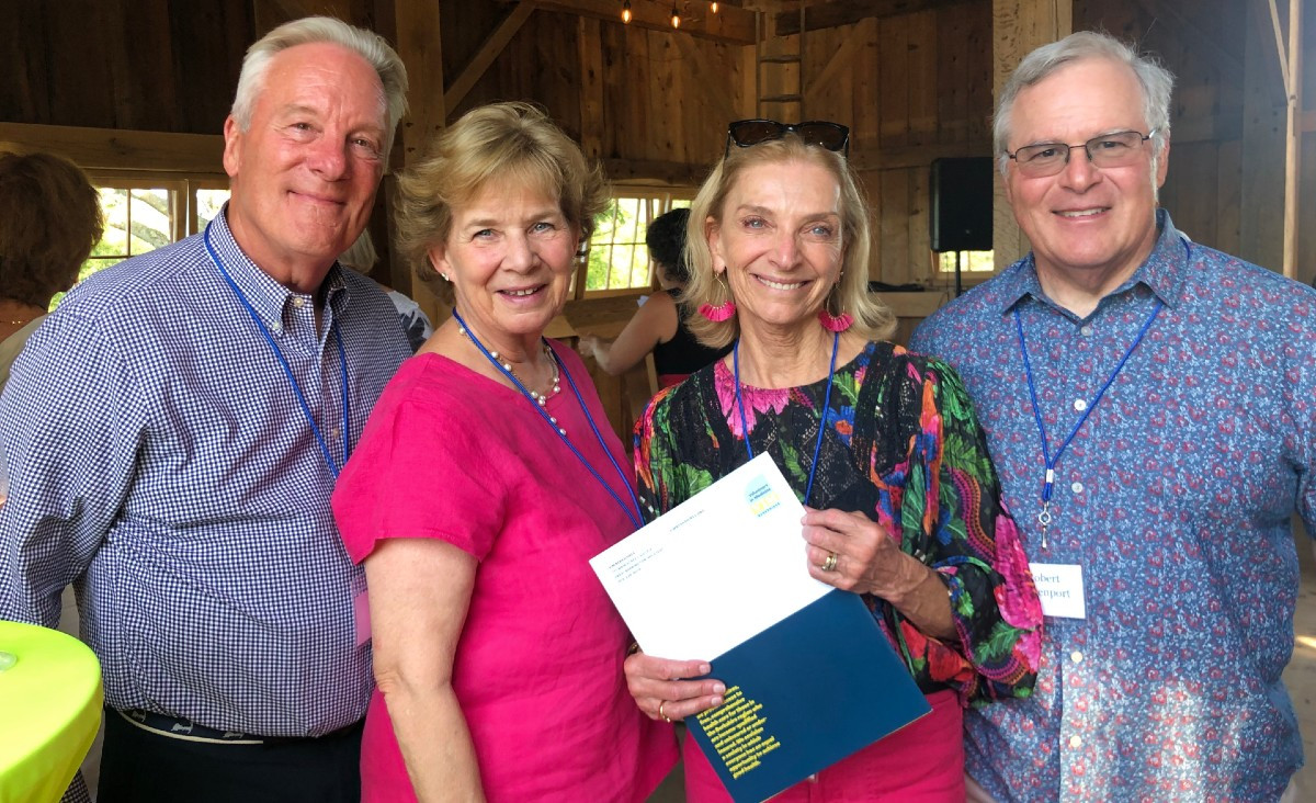 Allen and Karen Himmelberger, Robby Bianco and Robert Davenport