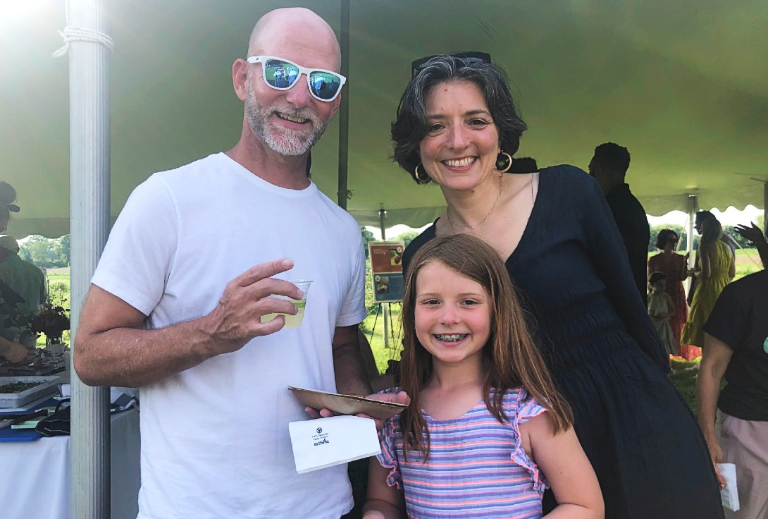 The Holloways: Matt, Jessica, and young Eliza