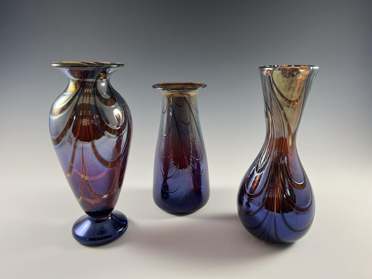Vases by Hoogs and Crawford.