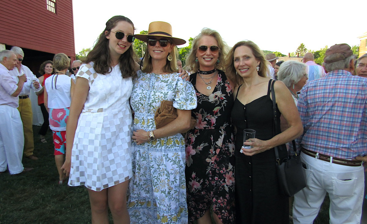 Charlotte Holubar and her mother Michelle Petricca, with Giovanna Fessenden and Dr. Jennifer Michaels of The Brien Center