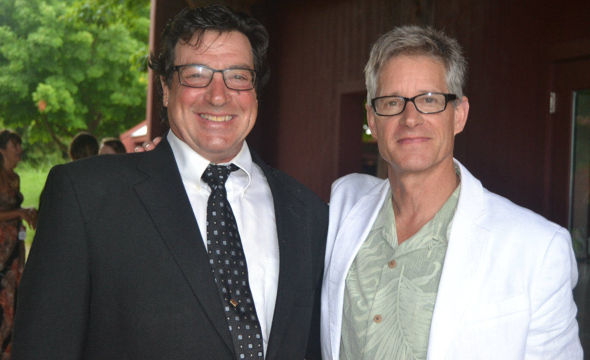 Bill Mangiardi, HSV&#39;s&nbsp;director of farm and facilities, and trustee Andy Vadnais.