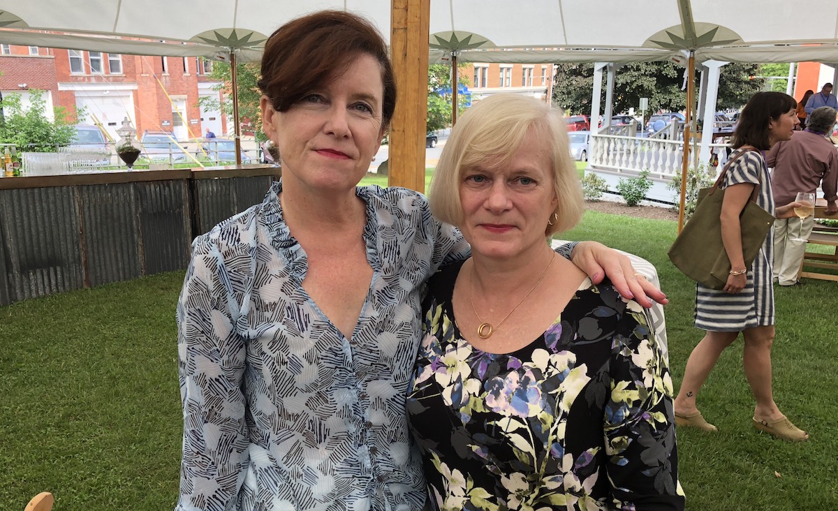 First-time attendees&nbsp;Grace Huebscher&nbsp;and&nbsp;Trish Chambers.