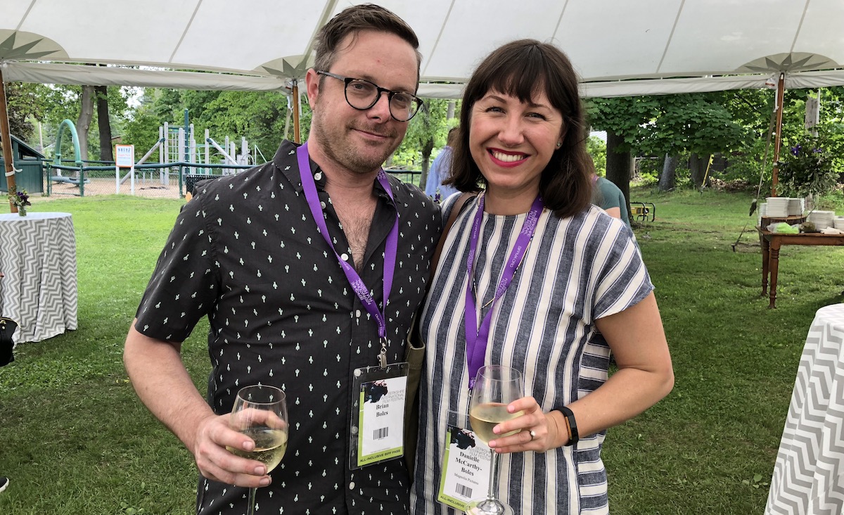 Brian Boyles&nbsp;and&nbsp;Danielle McCarthy-Boles&nbsp;of&nbsp;Magnolia Pictures, which has five films at the festival.