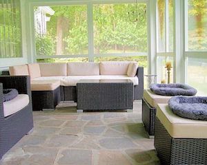 Screened porch