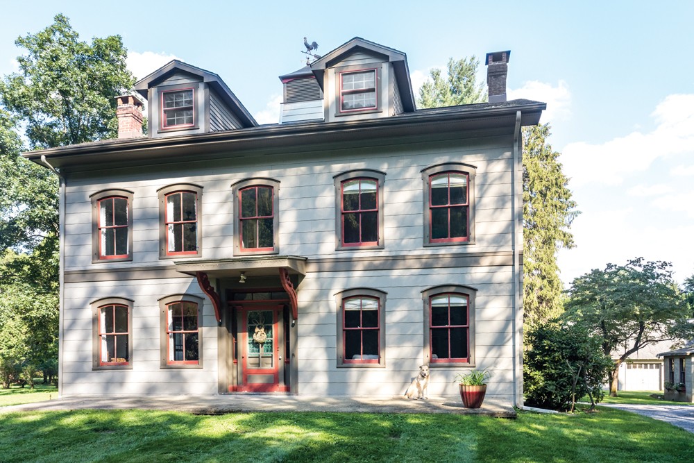 Tyreik Jackson&rsquo;s 1772 Center Hall Colonial was once the center of a 160-acre dairy farm. The three-acre property features multiple outbuildings, once used for milking cows and stabling horses, which have been&nbsp;converted into a carpentry shop and storage. All photos: Winona Barton-Ballentine
