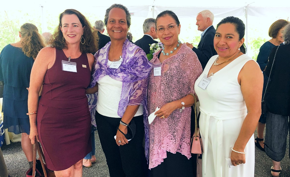 Tracy Johnson, Stephanie Wright, Carmen Baker, and Gabriela Cruz