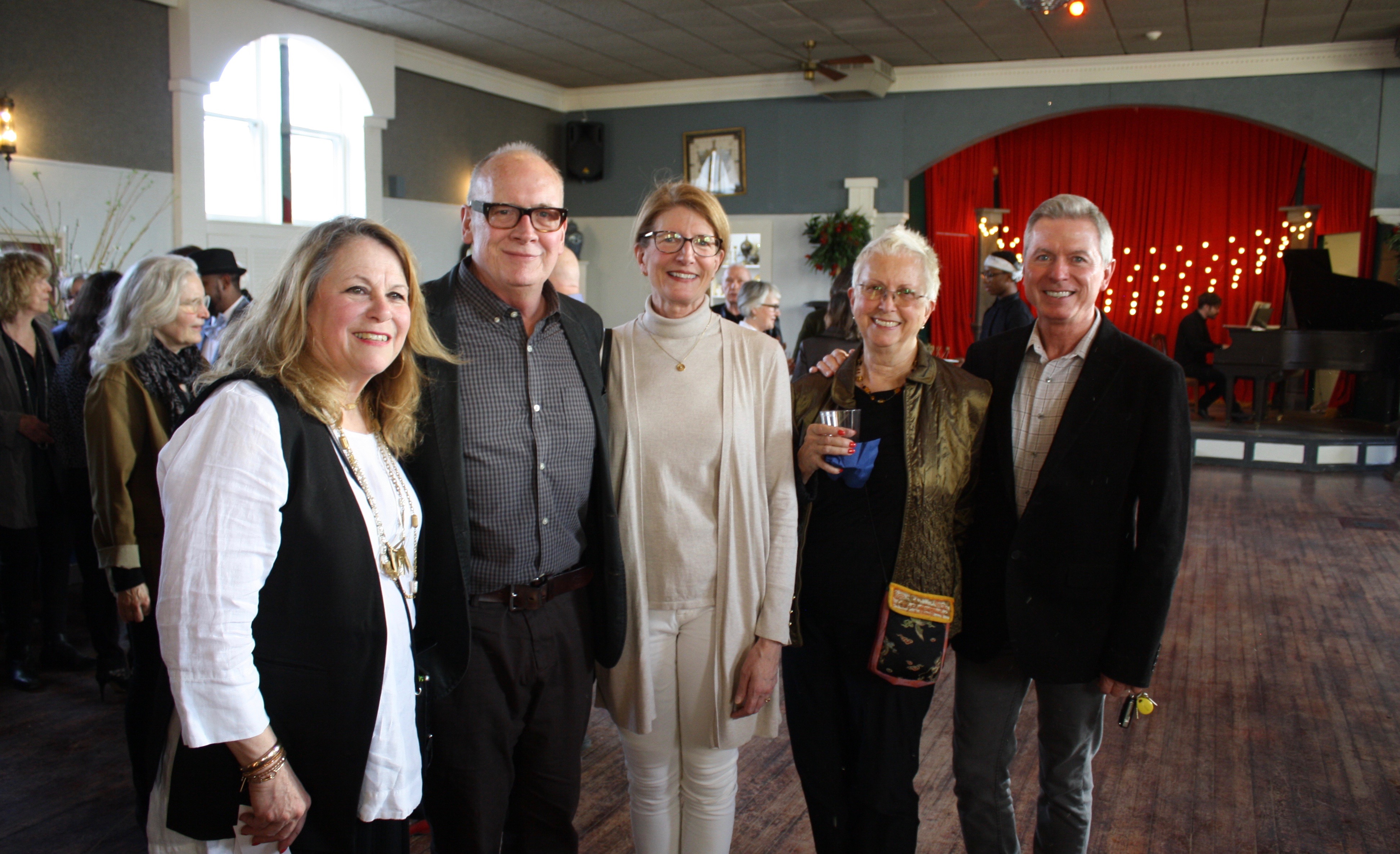 The Hudson Literacy&nbsp;Fund co-founder and vice president Christine Jones, Hudson Mayor Rick Rector, Martha Lane, Sarah Sterling and Paul Barrett.