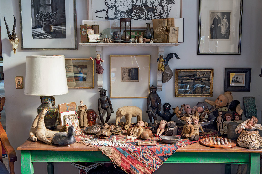 From the collection of actress Jane Ives, a&nbsp;personal installation of found things, mostly doll-related, arranged with great care by Jane to symbolically share her life&rsquo;s journey.