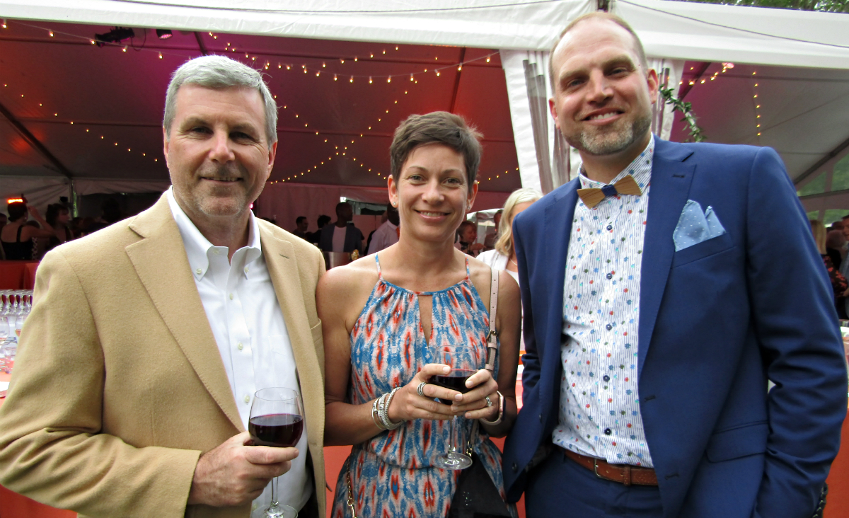 Dave and Kelly Milligan with Jonathan Meczywor