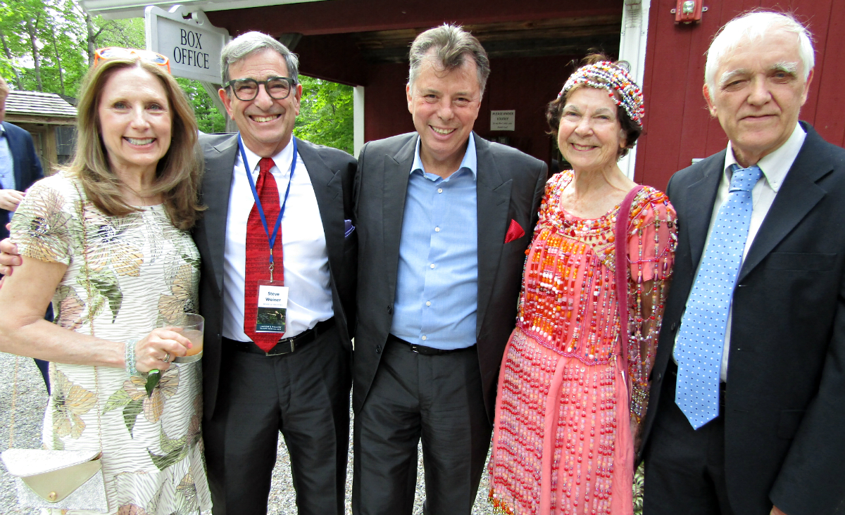 Gala co-chairs Ellen Gaies, Steve Weiner and Don Cornuet with Marcia Steere and Pelle Wahlstrom