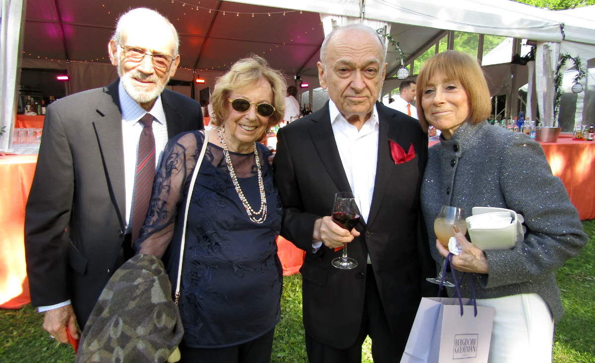 Harvey and Dorothy Lerner with Irving Wolbrom and Elaine Wolbrom, a Pillow trustee
