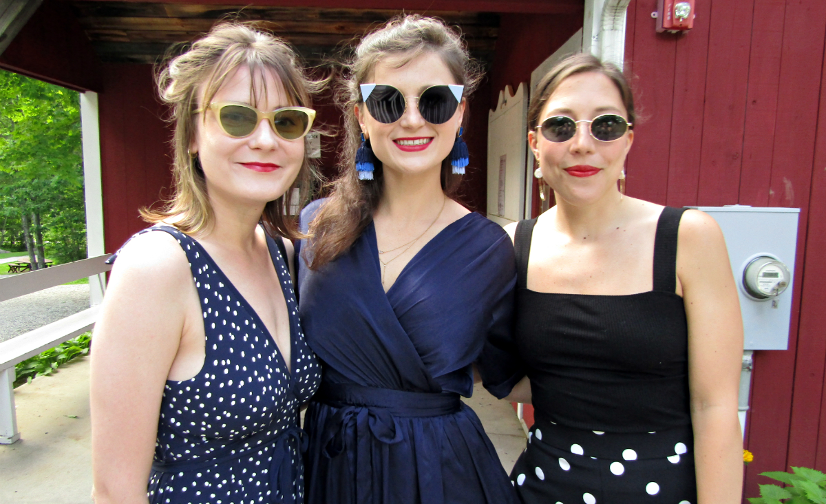 Elza Lambergs, Gracie Bilodeau and Camila Notaro