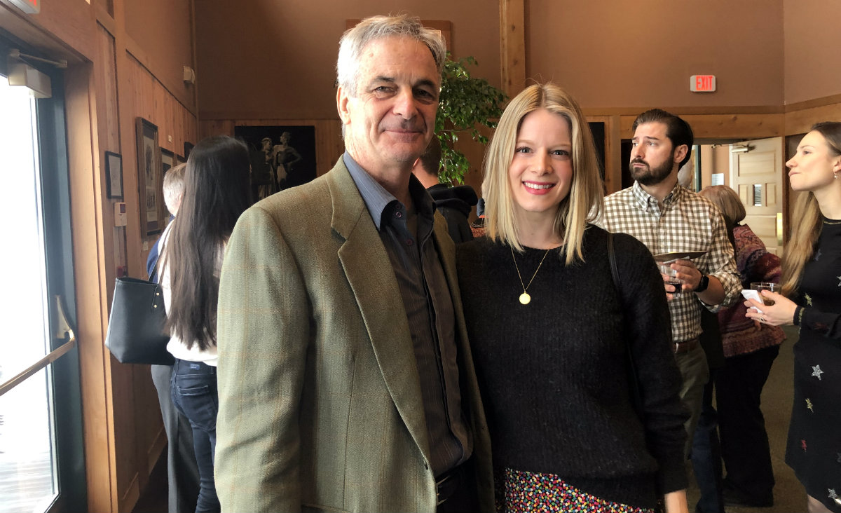 Kevin McKenzie, Kaatsbaan co-founder and artistic director of American Ballet Theatre, and Lauren Post, an ABT dancer.