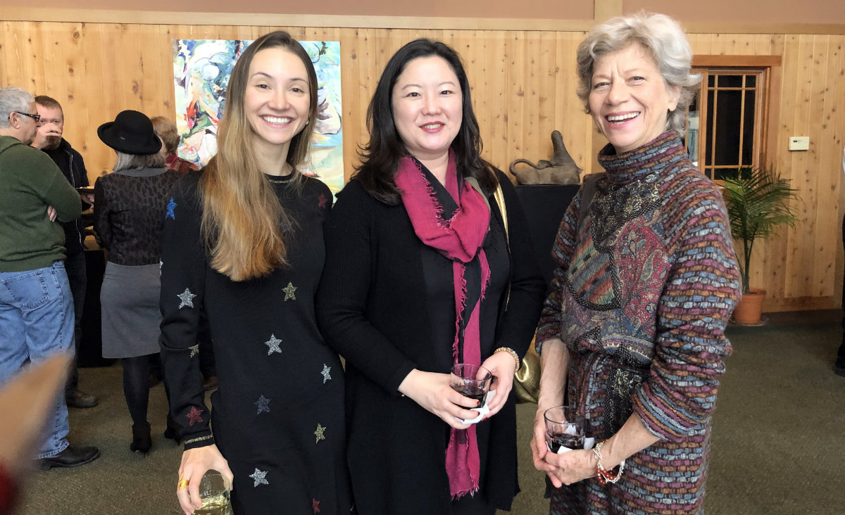 Christine Shevchenko, a principal dancer with ABT; Sandy Choi, a new board member;&nbsp;and Martine Van Hamel, Kaatsbaan co-founder and former ABT principal dancer.