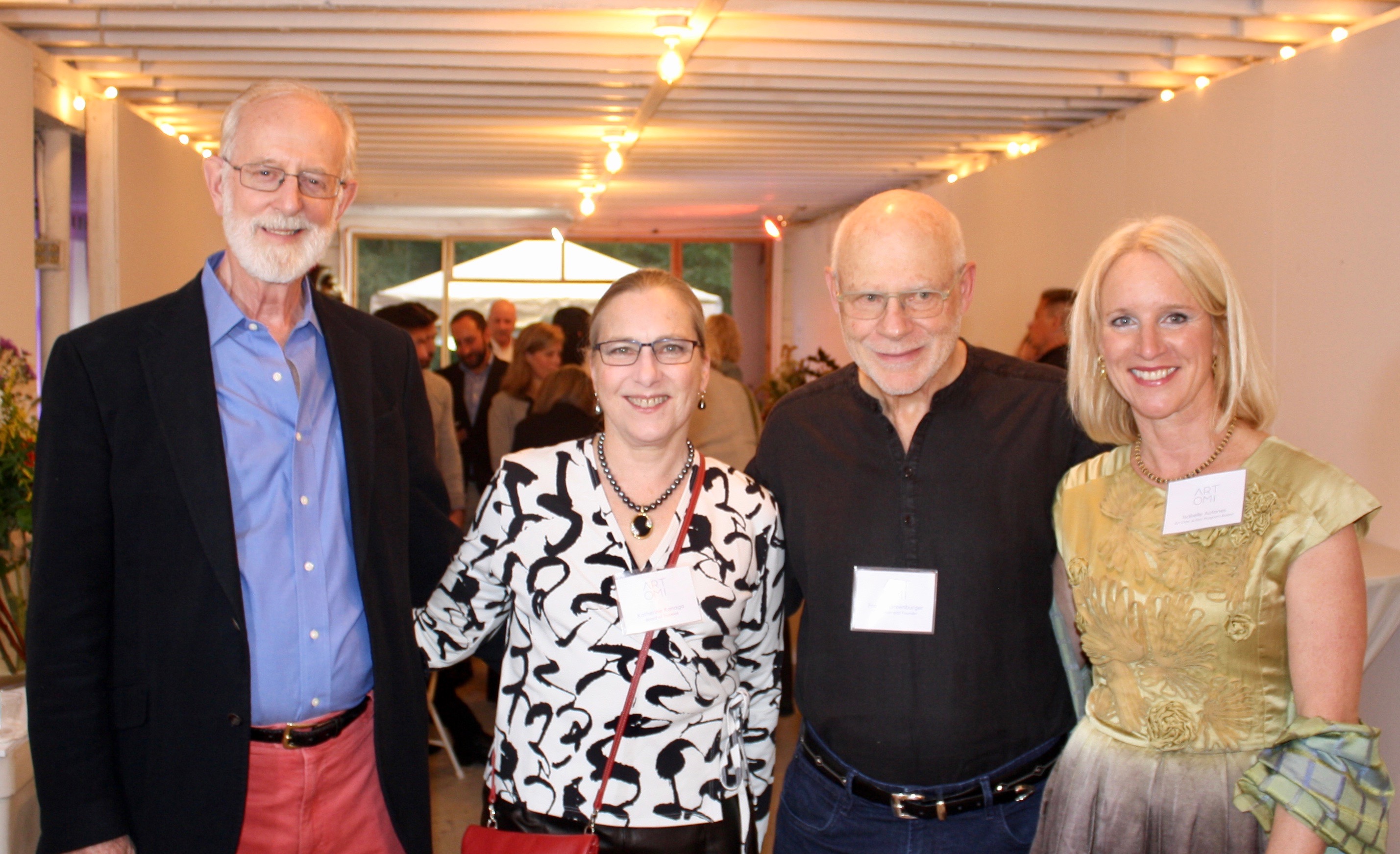 Columbia County Democratic Committee chairman Keith Kanaga, Art Omi vice-chair&nbsp;Kathrine Kanaga,&nbsp;Art Omi founder and chairman Francis Greenburger and&nbsp;Isabelle Autones
