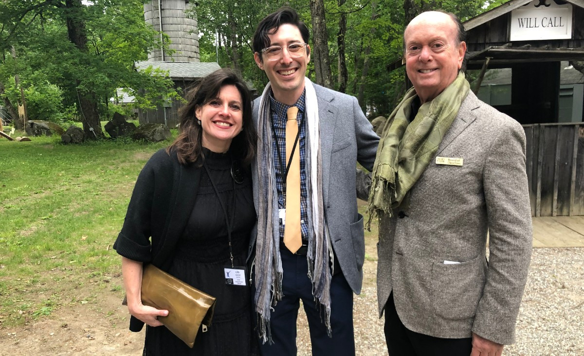 At the Jacob&#39;s Pillow Gala:&nbsp;Lila Kanner, chief philanthropy officer; Jared Fine, chief marketing officer; and Mark Sena, who serves on the JP board of trustees