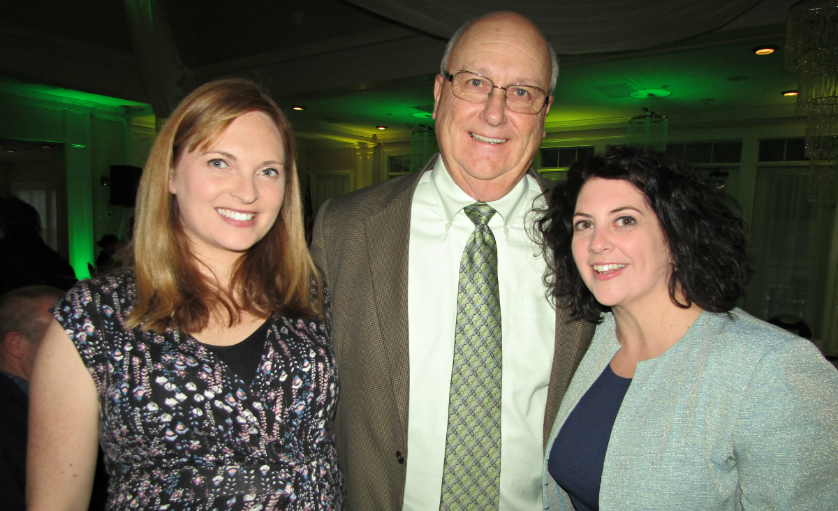 Darci Hess, honoree Michael Supranowicz, and Christine Hoyt Darci Hess, honoree Michael Supranowicz, and Christine Hoyt