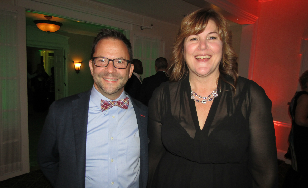 Tom King, director of Massachusetts Children's Alliance, with Kids' Place executive director Heather Williamson Tom King, director of Massachusetts Children's Alliance, with Kids' Place executive director Heather Williamson