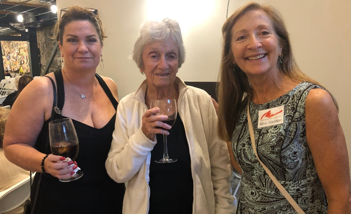 Lynn Kiesewetter, Dona Burdick, and Mimi Madden, director of development