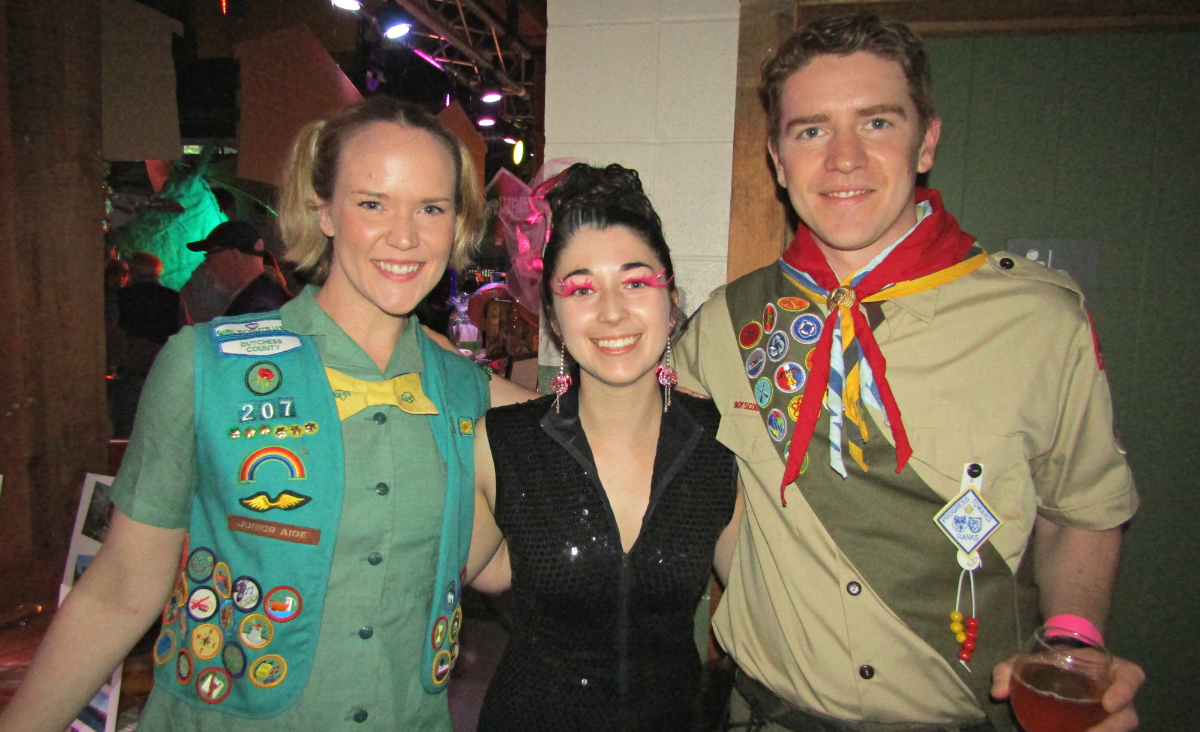 IS183&rsquo;s Executive Director&nbsp;Lucie Castaldo&nbsp;is flanked by&nbsp;Jess Fitzgerald Evans&nbsp;and ceramics instructor&nbsp;Ben Evans.