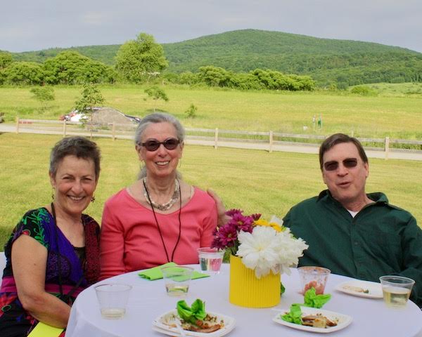 Sue Kolod,&nbsp;Little Apple Cidery&rsquo;s&nbsp;Alanne Baerson&nbsp;and&nbsp;Alan Kolod.