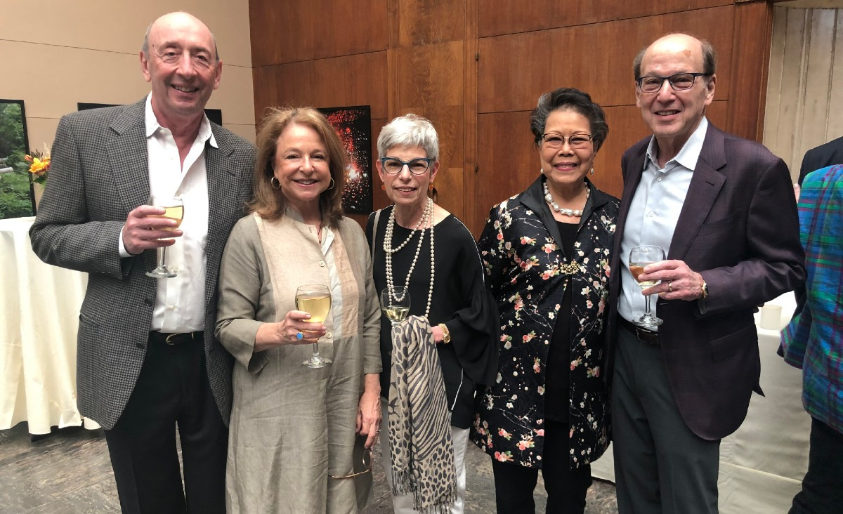 Sam Kopel, Sari Scheer, Ilene Bliwise, a board member, Lina Plantilla, and Les Bliwise