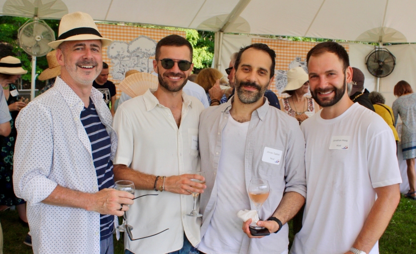 Manitoga board president Tom Krizmanic, Tommy Charles,&nbsp;Gensler design director Jonas Gabbai and Jonathan Hoag