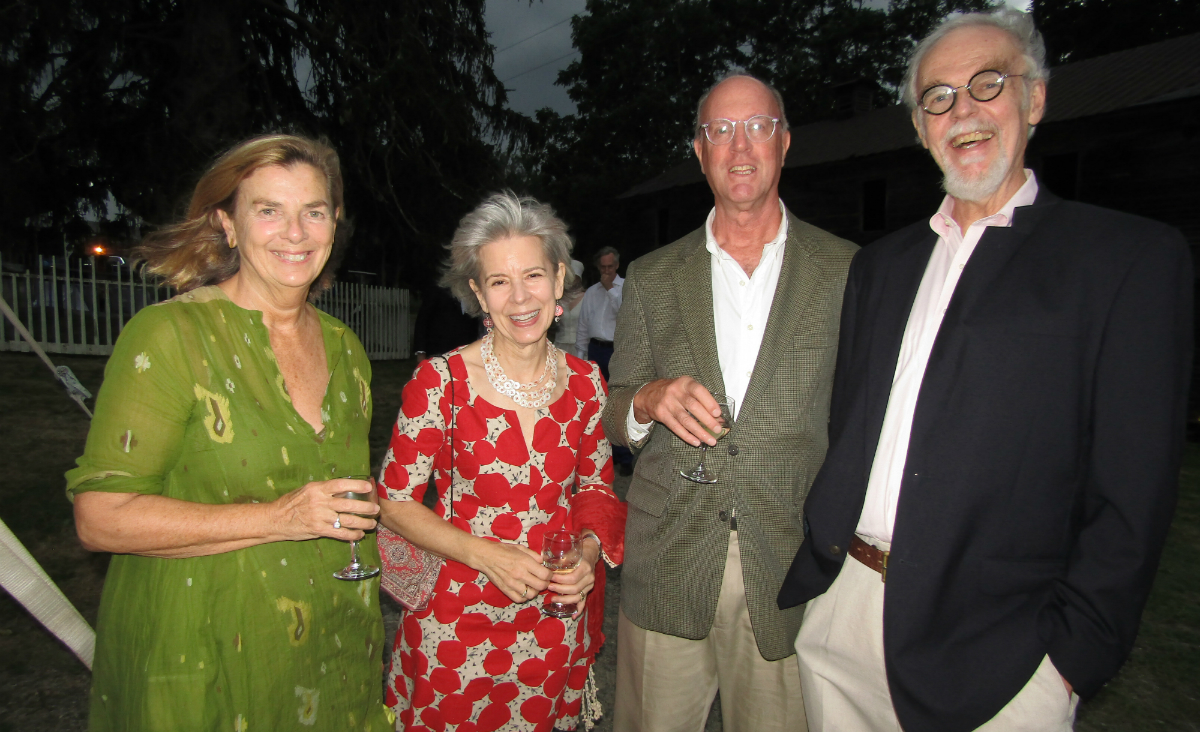 Debbie Gardner, board member Betsy Howard, honoree Ralph Gardner,&nbsp;Jr. and Hugh Howard