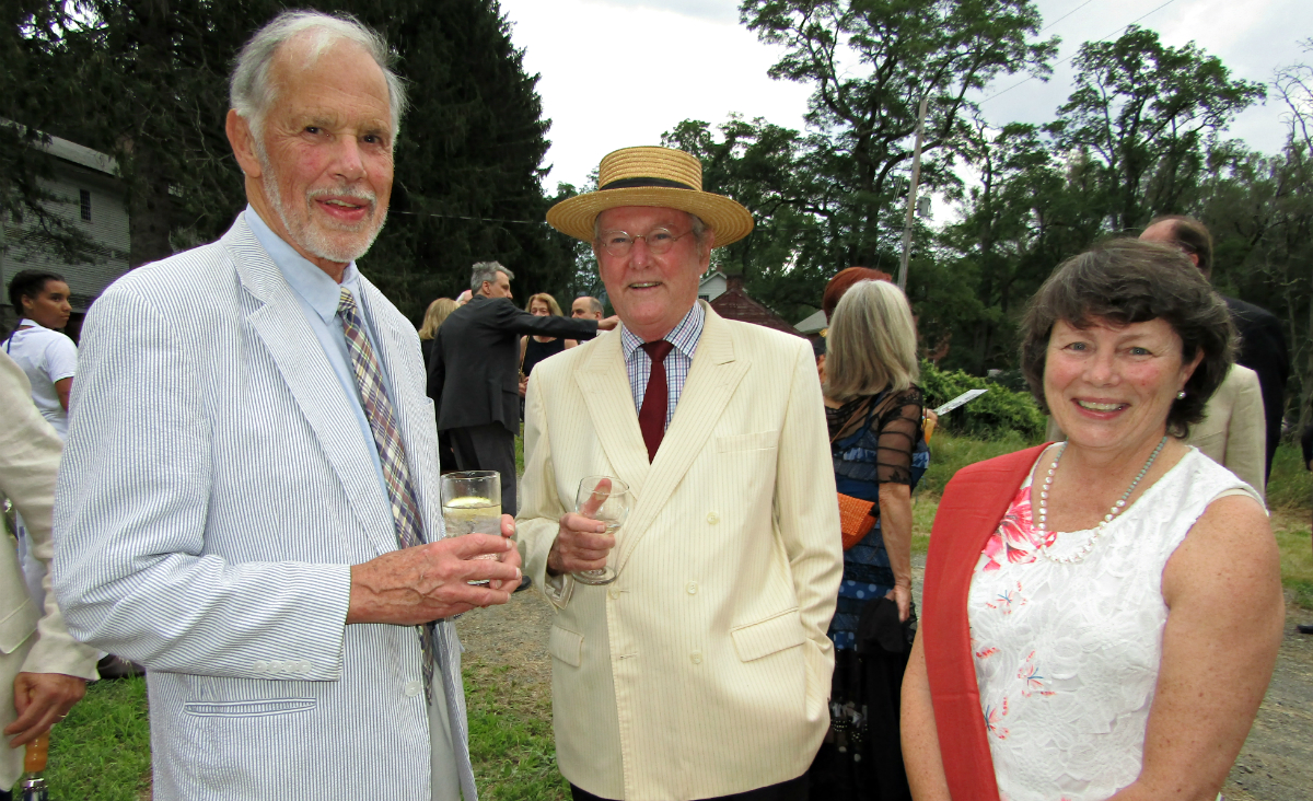 Wally Lowden, John Adams and honoree Brenda Adams