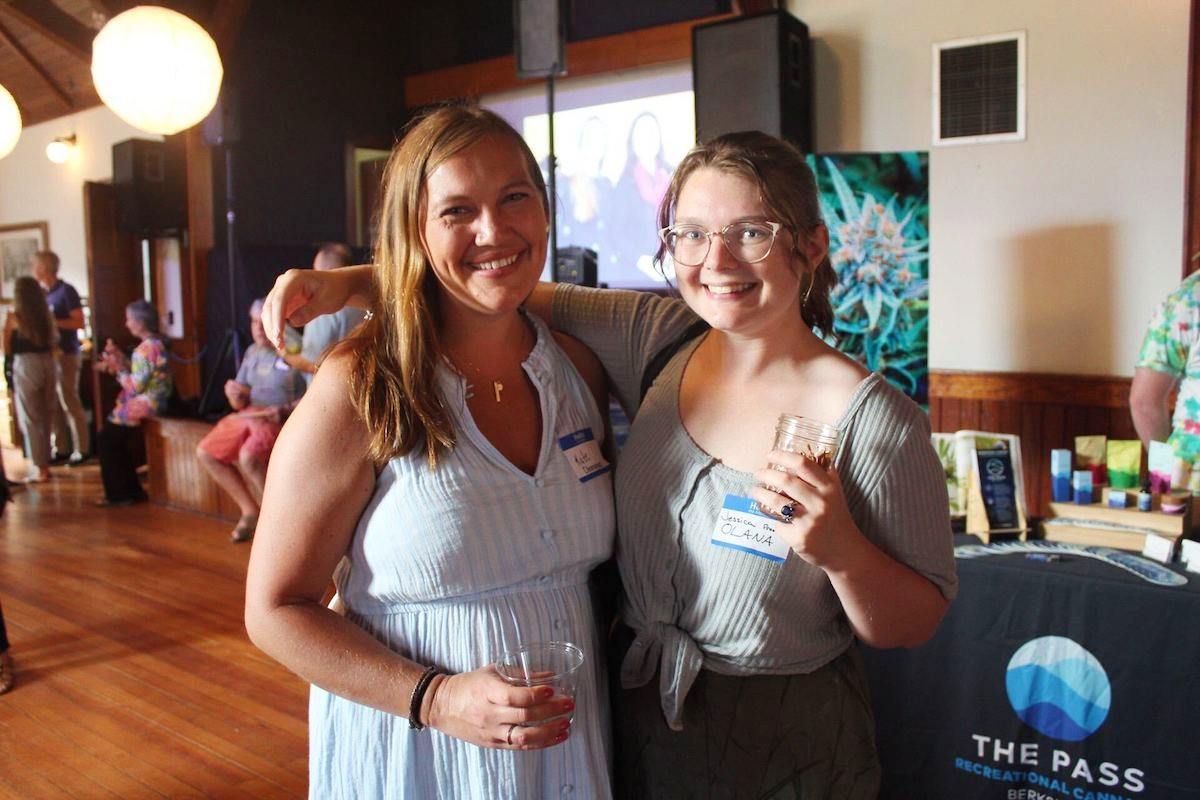 Kaitlyn LeLay, media specialist for Chronogram Media, and Jessica Andreone, communications assistant for The Olana Partnership
