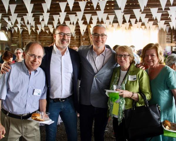 Steve Livingston,&nbsp;Brooklyn Academy of Music&nbsp;VP of Development&nbsp;Bill Kramer, Hillsdale Supervisor&nbsp;Peter Cipkowski,&nbsp;Cheryl Jones&nbsp;and Hillsdale Town Clerk&nbsp;Kathi Doolan.