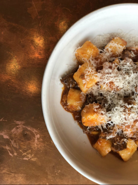 Lolita&#39;s ricotta gnocchi with short ribs