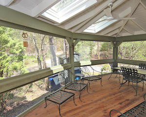 Screened porch
