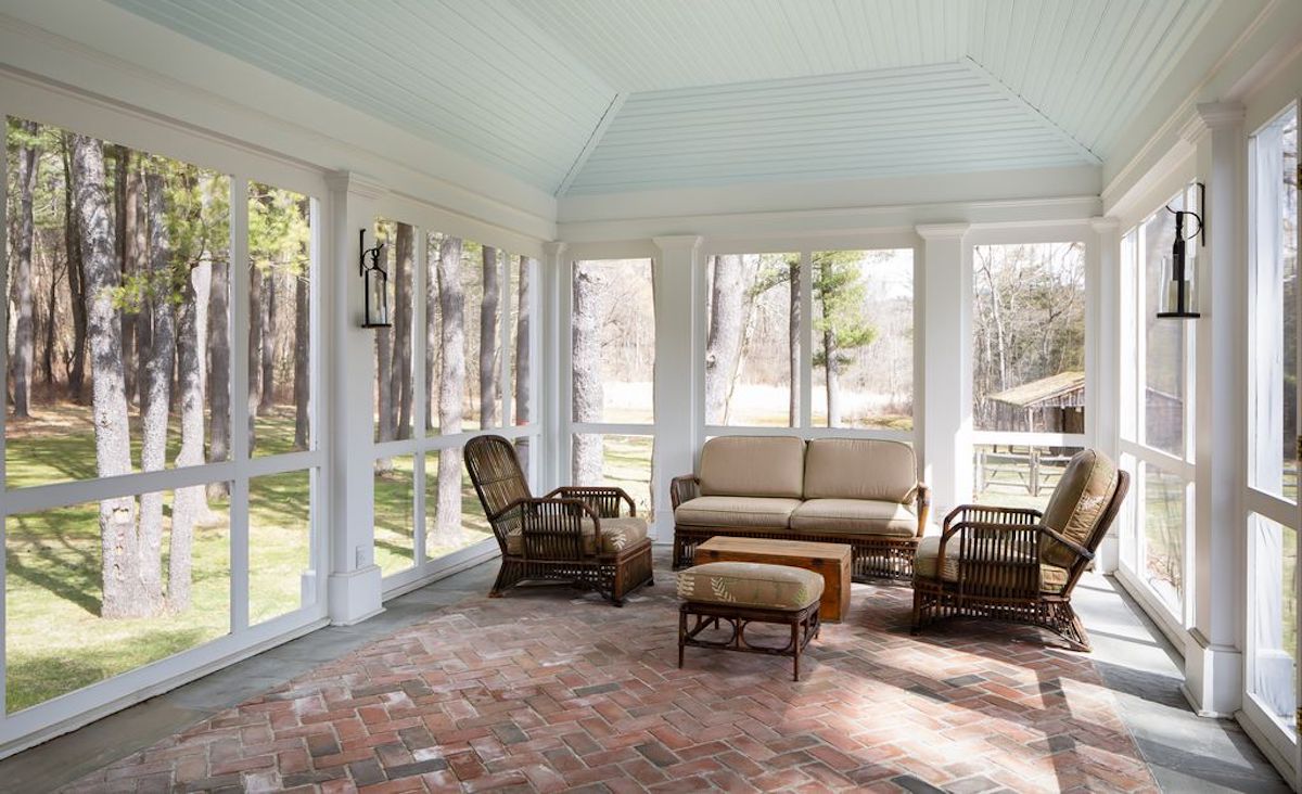 Screened porch Screened porch