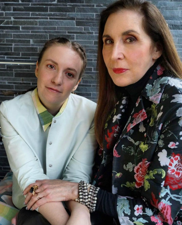 Lena Dunham and Laurie Simmons. Photo:&nbsp;Henry Garfunkel