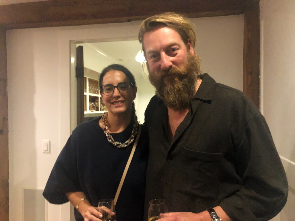 Stephanie Manasseh, Berkshire House director of programming and partnerships, and composer/pianist Joep Beving