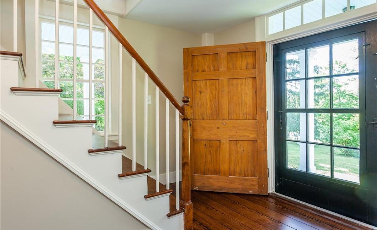 Staircase to second floor